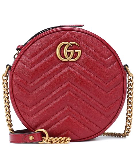 gucci red mini gg marmont chain bag|Gucci Marmont mini crossbody bag.